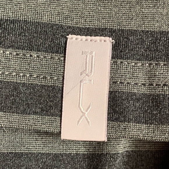 Ralph Lauren RLX Mens XXL Grey Black Striped Wicking Performance Golf Polo Shirt - Picture 6 of 11